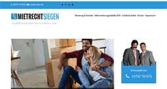 Desktop Screenshot of mietrechtsiegen.de