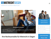 Tablet Screenshot of mietrechtsiegen.de
